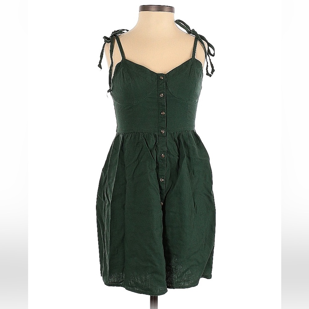 Aerie green babydoll dress